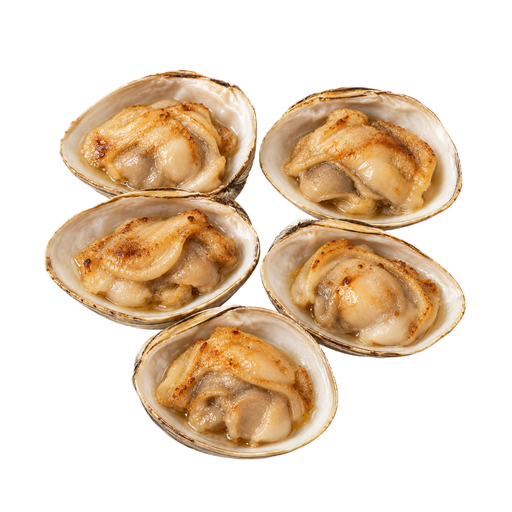 Illustration of Clams, baked or broiled