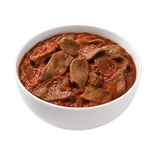 Illustration of Beef with tomato-based sauce