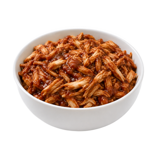 Illustration of Barbecue pork, with sauce