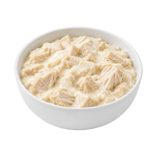 Illustration of Chicken or turkey with cream sauce
