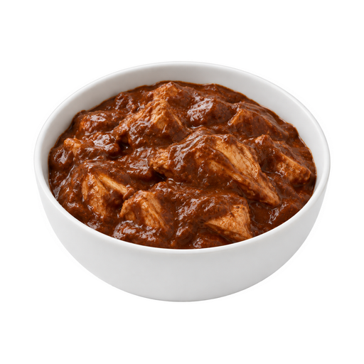 Illustration of Chicken with mole sauce