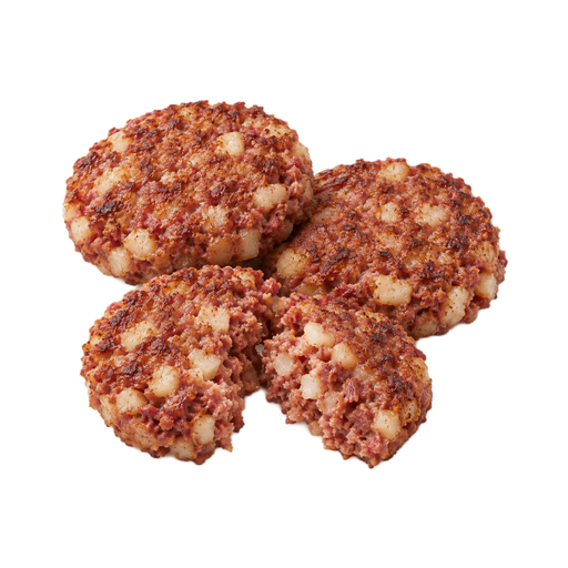 Ilustración de Hamburguesa de carne de res curada en salmuera