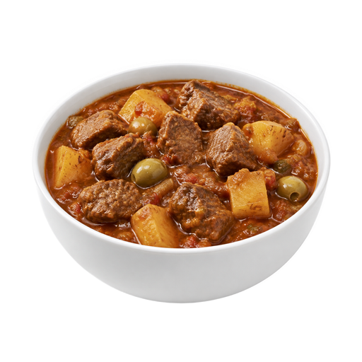 Illustration of Beef stew with potatoes, Puerto Rican style
