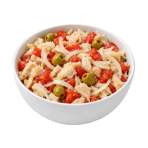 Illustration of Codfish salad, Puerto Rican style, Serenata