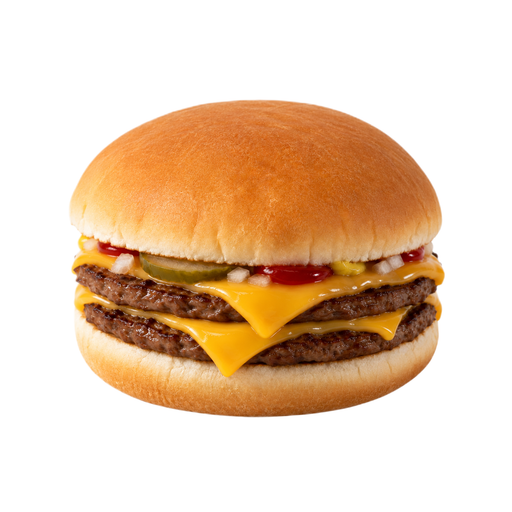 Ilustração de Cheeseburger duplo, McDonalds