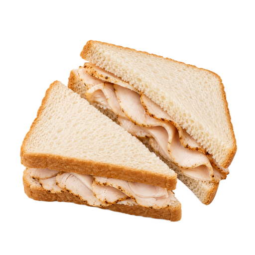 Illustration of Chicken deli sandwich or sub, restaurant
