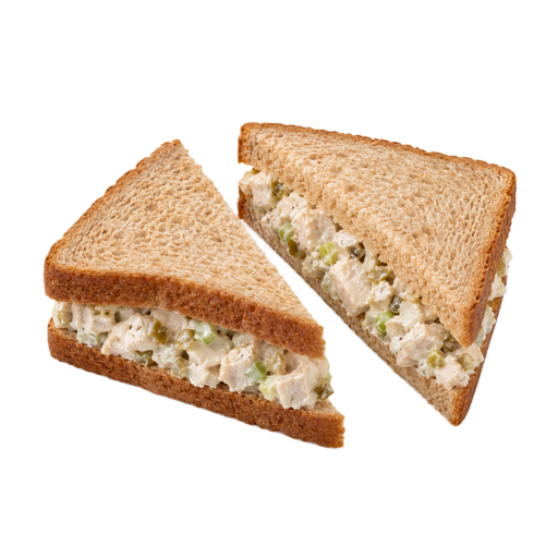 Illustration of Chicken salad sandwich on wheat
