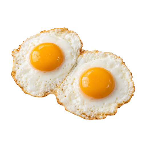 Illustration of Egg, whole, fried with oil
