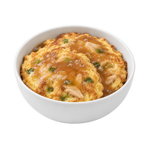 Illustration of Chicken egg foo yung