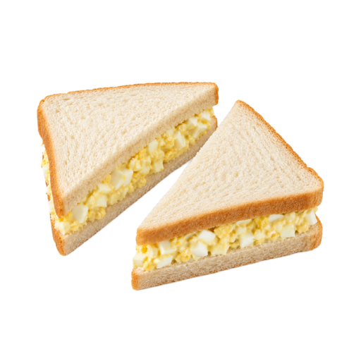 Ilustração de Sanduíche de salada de ovo, no pão branco