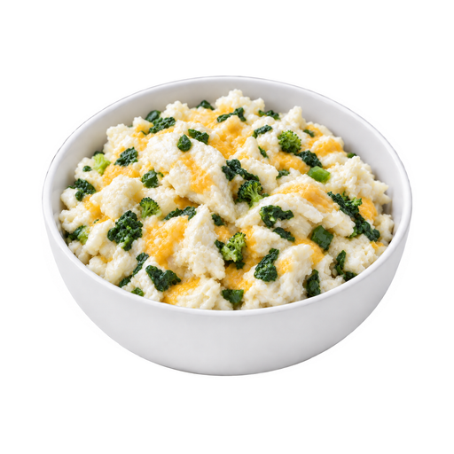 Illustration of Egg white, omelet, scrambled, or fried, with cheese and vegetables