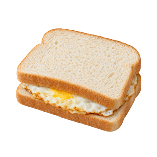 Illustration of Egg sandwich on white bread