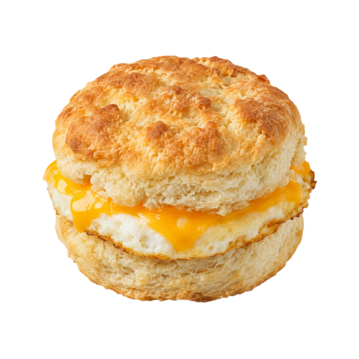 Illustration of Egg sandwich on biscuit
