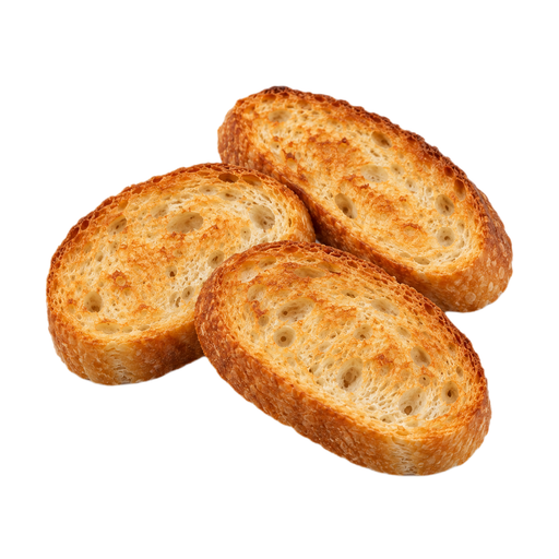 Illustration of Bread, native, water, toasted, Puerto Rican style