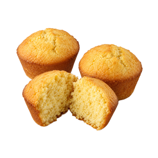 Ilustración de Muffin, palito o pan redondo de maíz