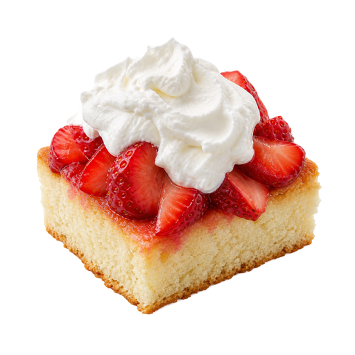 Illustration of Cake, strawberry shortcake