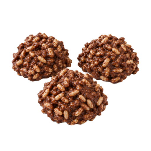 Ilustração de Biscoito, de chocolate, feito com cereal de arroz