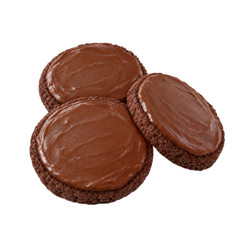 Ilustração de Biscoito, de chocolate, com glacê ou cobertura