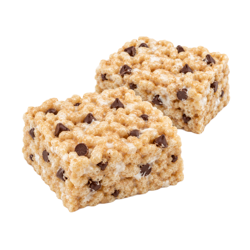Ilustração de Biscoito de marshmallow com cereal de arroz e gotas de chocolate