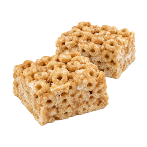 Ilustração de Biscoito de marshmallow e pasta de amendoim, com cereal de aveia, sem assar