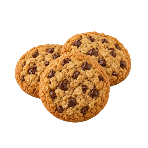 Ilustração de Biscoito de aveia com gotas de chocolate