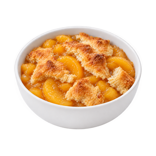 Illustration of Cobbler, peach