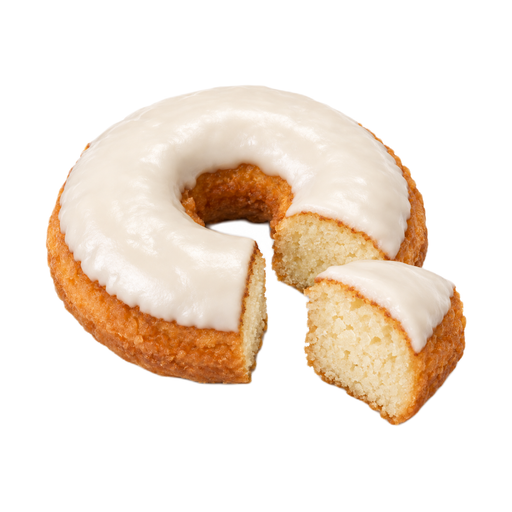 Ilustração de Donut tipo bolo, com glacê