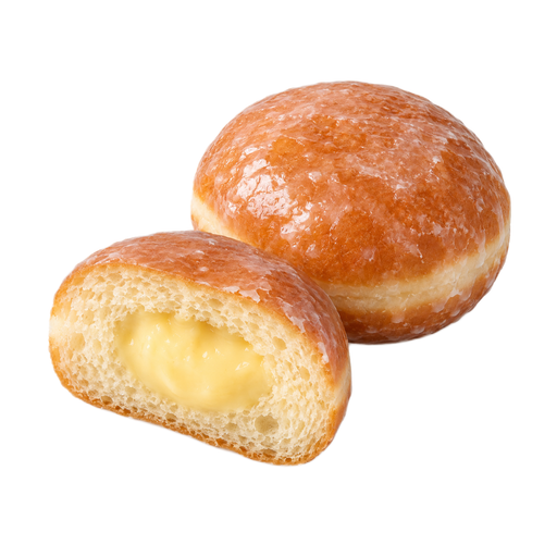 Illustration of Doughnut, custard-filled