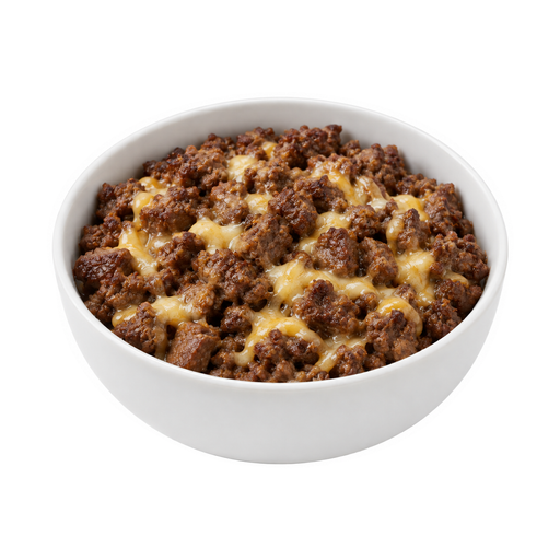 Illustration of Burrito bowl, beef or pork