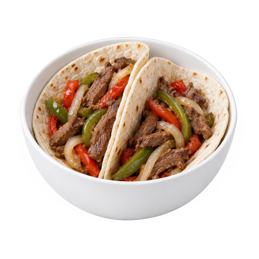 Illustration of Fajita, beef or pork