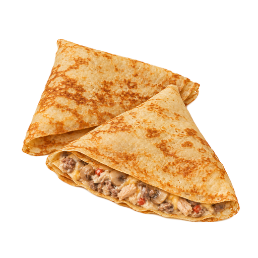Ilustración de Crepe, con carne