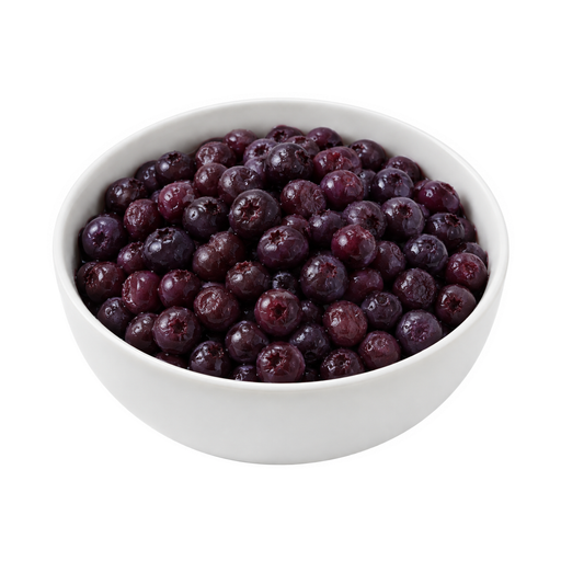 Illustration of Bluberries, canned