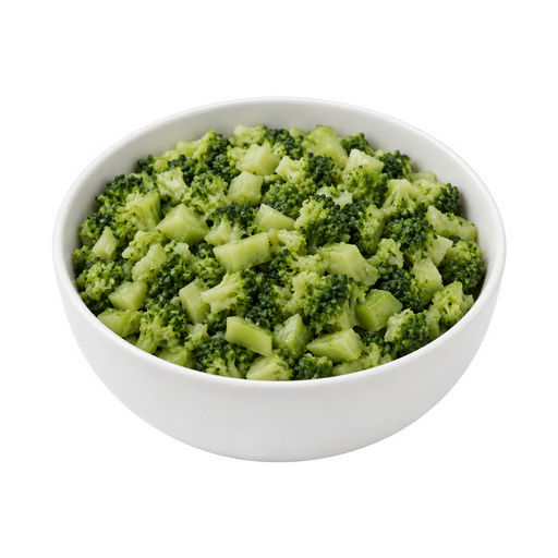 Illustration of Broccoli, frozen, cooked with butter or margarine