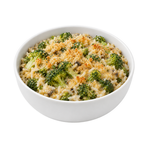 Illustration of Broccoli casserole with rice