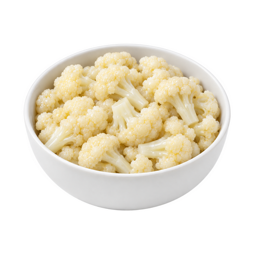 Illustration of Cauliflower, fresh, cooked with butter or margarine