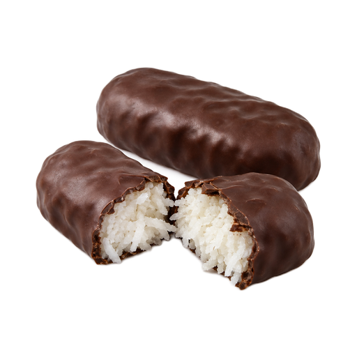 Illustration of Chocolate candy, coconut filled