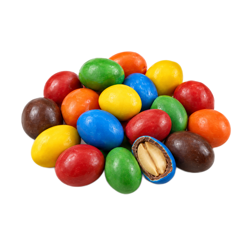 Illustration of Chocolate candy, candy shell with nuts