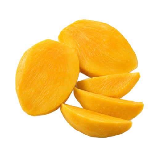 Illustration of Mango, Tommy Atkins, peeled, raw