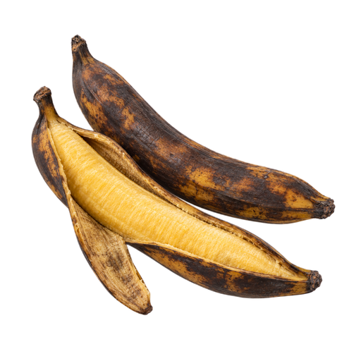 Illustration of Plantains, overripe, raw