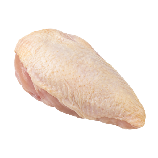 Ilustração de Frango, peito, carne e pele, cru
